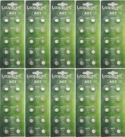 LOOPACELL 100 Pack AG3 LR41 392 SR41SW 384 192 V384 V392 D384 D392 280-13 Alkaline Button Cell Battery