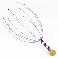 ZQQ Head Massager, Neck Massage Octopus Scalp Pressure Relaxation Spa Healing Alloy