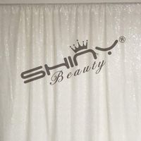 Sequin Curtain 2 Panels Glitter Backdrop 6FT White Sequin Backdrop 8FT Photography Background Backdrop for Pictures