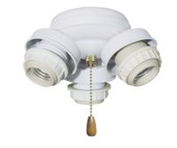Emerson Ceiling Fans F330BS 3-Light Turtle Fitter in Brushed Steel