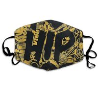 I Love Hip Hop Dust Mask,Washable and Reusable Cleaning Gardening Outdoor Activities Warm Windproof Mask