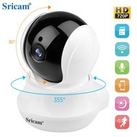 Acazon Security Camera,720p HD WiFi Wireless IP Camera with Night Vision/Two-Way Audio/Motion Detection,Home Security Monitor Support iOS, Android Phones PCs(US Stock) (White)
