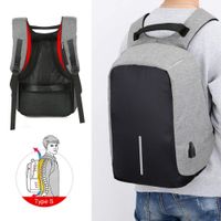 FreeTrade Travel Laptop Backpack,Fits 15in Computer Durable Casual Backpack Travel Bag,with USB Charging Port,Waterproof Large Compartment Daypacks for School