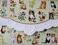 Carol's Rose Garden Kittens Portfolio Blank 10 Card Set