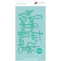 DCWVE Die Cuts with A View Word Pack Heidi Swapp-Teal-Adventure (4 pcs) 615089
