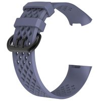ZSZCXD Compatible for Fitbit Charge 3, New Soft Silicone Replacement WatchBand Strap Band Wristband for Fitbit Charge 3 (Gray, Small)