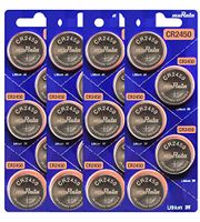 Murata CR2450 Battery 3V Lithium Coin Cell - Replaces Sony CR2450 (25 Batteries)