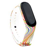 honecumi Xiao mi 3 Watch Band Wrist Strap Bracelet Replacement Accessory Adjustable Pattern Xiaomi Mi Band 3 Smartwatch Strap Bands for Men&Woman- Xiaomi 3 Wrist Band-Paw/Flowers Bands