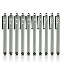 TCD Universal Pack of 10 [White] Premium Thick Stylus Pen Pack [Compatible with All Touch Screen Devices]