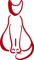 hBARSCI Cat Vinyl Decal - 5 Inches - for Cars, Trucks, Windows, Laptops, Tablets, Outdoor-Grade 2.5mil Thick Vinyl - Red