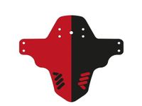 All Mountain Style AMSMG1RDBK Front Mudguard - Protects You and Your Bike from Waste and Dirt, Red/Black