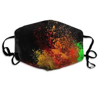 Colored Explosives Dust Mask,Washable and Reusable Cleaning Gardening Outdoor Activities Warm Windproof Mask