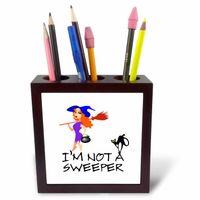 3dRose Colorful Tropical Pineapple Summer Quote Pen Holder (ph_281501_1)