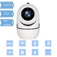 Home Security WiFi IP Camera, Auto Track Wireless Indoor Surveillance Security Cam System, Baby/Pet/Nanny/Doggie Monitor,Two Way Audio, Motion Detection, Night Vision,Cloud Service (model2)