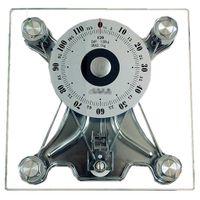 CAD CAD Highly Accurate Oversized dial Pointer Bathroom Scales Rugged Home Office Gym Universal (Round, Square) (12kg)