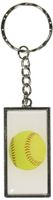 Graphics and More Softball Keychain Ring (K1969)