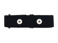 Bestart Universal Replacement Heart Rate Monitor Soft Strap for Garmin Polar Wahoo (Black)