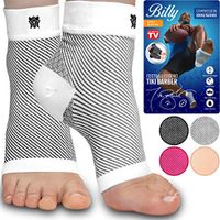 Bitly Plantar Fasciitis Compression Socks for Women & Men - Best Ankle Compression Sleeve, Nano Brace for Everyday Use - Provides Arch Support & Heel Pain Relief