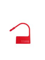 Omnimed 484107-R Safety Control Seals, Numbered, 1" Length, 1" Wide, Plastic, Red (Pack of 100)