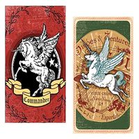 Decorative Matches, (Set of 3 Match Boxes) Long Wooden Matches,Strike Strip on Side of Box- Colored Match Tips- Candle and Fireplace Wooden Matches 4.375" x 2.35" x .75" (Commander Unicorn)