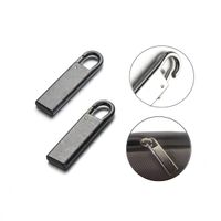 Zpsolution Zipper Pull Replacement Metal Zipper Handle Mend Fixer Zipper Tab Repair for Luggage Suitcases Bag
