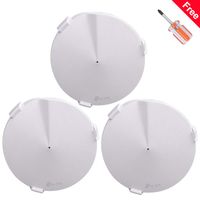 Wall Mount Holder for TP-Link Deco, BHUATO Wall Mount and Ceiling Mount Stand Bracket with Screwdriver Compatible TP-Link Deco M5 Whole Home Mesh WiFi System, Pack of 3