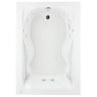 American Standard 2772018W.020 Cadet 5-Feet by 42-Inch Whirlpool with Hydro Massage System-I, White