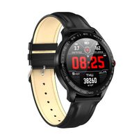 Docooler Microwear L9 1.3 Inch Smart Watch Waterproof Colorful Screen Smart BraceletHeart Rate Blood Pressure Blood Oxygen Monitoring Multi-Sport Modes Wristwatch for Android/iOS