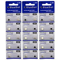 BlueDot Trading AG0 Batteries, 30 Count