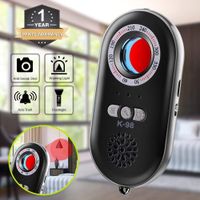 Eilimy Anti-Spy Hidden Camera Detector Infrared Portable Safesound Personal Alarm 3-in-1 Functionality Defense Emergency Alert with Mini LED Flashlight for Home Hotel Travel Suitcase Security Box