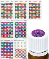 Young Living Illustrated Essential Oil Labels - Hand Drawn Essential Oil Stickers Great Roller Bottle Labels - YL Essential Oil Singles and Blends - 7 Sheets 616 Stickers By Got Oil Supplies