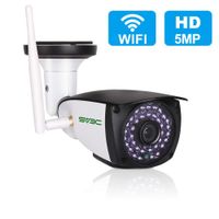 5MP Outdoor Security Camera, SV3C WiFi Wireless 5 Megapixels HD Night Vision Surveillance Cameras, 2-Way Audio IP Camera, Motion Detection CCTV, Weatherproof Outside Camera Support Max 128GB SD Card