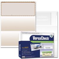 VersaCheck Security Business Check Refills: Form #1000 Business Voucher - Tan - Premium - 250 Sheets