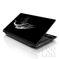 LSS 15 15.6 inch Laptop Notebook Skin Sticker Cover Art Decal Fits 13.3" 14" 15.6" 16" HP Dell Lenovo Apple Asus Acer Compaq (Free 2 Wrist Pad Included) Smoking Hand