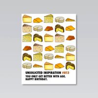 Cheese Birthday Card