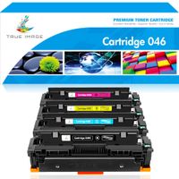 True Image Compatible Toner Cartridge Replacement for Canon 046 MF733 CRG-046 Color ImageCLASS MF733Cdw MF731Cdw MF735Cdw LBP654Cdw 046K 046C 046Y 046M Printer Ink (Black Cyan Yellow Magenta, 4-Pack)