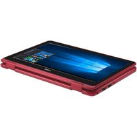 2019 Flagship Dell Inspiron 11.6" 2-in-1 Convertible Touchscreen Business Laptop/Tablet - AMD Dual-Core A9-9420e, 4GB DDR4, 512GB SSD, 802.11bgn Bluetooth 4.0 720P HD Webcam MaxxAudio Win 10- Red