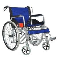 LBYMYB Portable Wheelchair Folding Lightweight Elderly Wheelchair Traveler Hand Push Scooter Wheelchair
