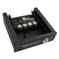 SiForce Dongle Locker- 4 Ports Internal USB 3.0 Hub with Locking Door