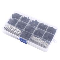 Yosoo 620Pcs Jumper Wire Cable Pin Header Connector Housing Kit Male & Female Crimp Pins Terminal with Box