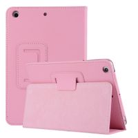 elecfan iPad 7th Generation Case 10.2, Folio Kickstand Cover Slim Shockproof Protective Case Premium PU Leather Book Style Case Cover Compatible with 2019 iPad 7th Generation 10.2" - Pink