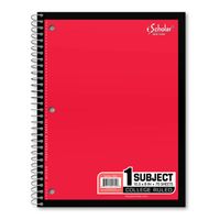 iScholar 1-Subject Wirebound Notebook, 70 Sheets, College Ruled, 10.5 x 8-Inches, Cover Color May Vary (78102)