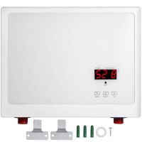 Happybuy 8.7L Electric Hot Water Heater 240V 18KW Electric Tankless Instant Hot Water Heater for Kitchen Bathroom