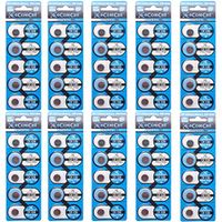 eCoreCell (50pcs) CR1220 5012LC 3V 3 Volt Lithium Single Use Non-Rechargeable Button Coin Cell Battery