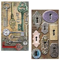 World Buyers Decorative Matches, Lock and Key, Set of 2 Matchboxes
