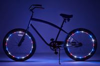 Brightz WheelBrightz LED Bicycle Wheel Accessory Light (2-Pack Bundle for 2 Tires), Patriotic