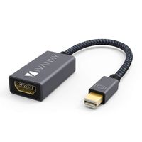Mini Displayport to HDMI Adapter for Projector in School, Work, Conference, iVanky 10 Pack Thunderbolt to HDMI Adapter for MacBook Air/Pro, Microsoft Surface Pro/Laptop, Dock, Monitor, and More - Grey