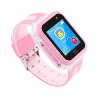 MIFXIN Kids Smart Watch Phone Waterproof Touch Screen Children Wrist Smartwatch with GPS Tracker Phone Call Camera SOS Anti-Lost Sport Intelligent Watch Gift for Boys Girls (Pink)