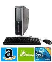 HP Compaq Elite 8000 Computer Tower PC -Intel Core 2 Duo 3.0GHz, 4GB Ram, 500GB HDD, WIFI, Windows 10 Professional (Renewed)
