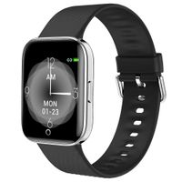 maxtop Smart Watch with Curved Screen - Waterproof Health Watch for Android/iOS Phone with All Day Heart Rate Monitoring and Alarm, Sleep Mornitoring and Exercise Data Monitoring for Unisex (Black)